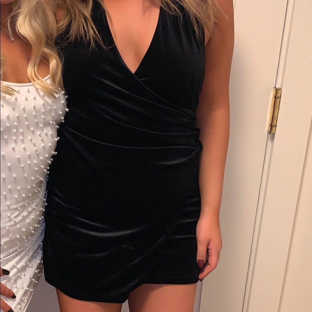 Velvet Little Black Dress